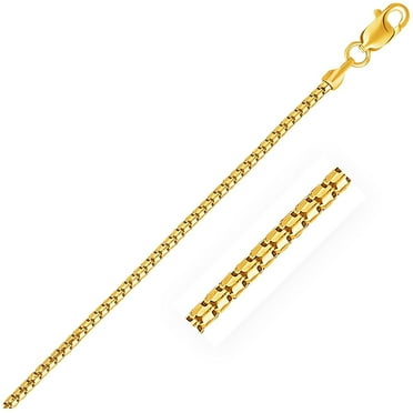 PriceRock Sterling Silver 1.50mm Spiga Chain Necklace 24 Inches PriceRock Sterling Silver 1.50mm Spiga Chain Necklace 24 Inches